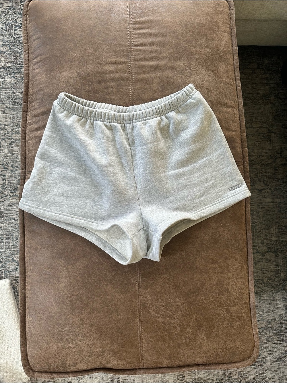 Aritzia Sweatfleece Perfect Hi-Rise Mini Short